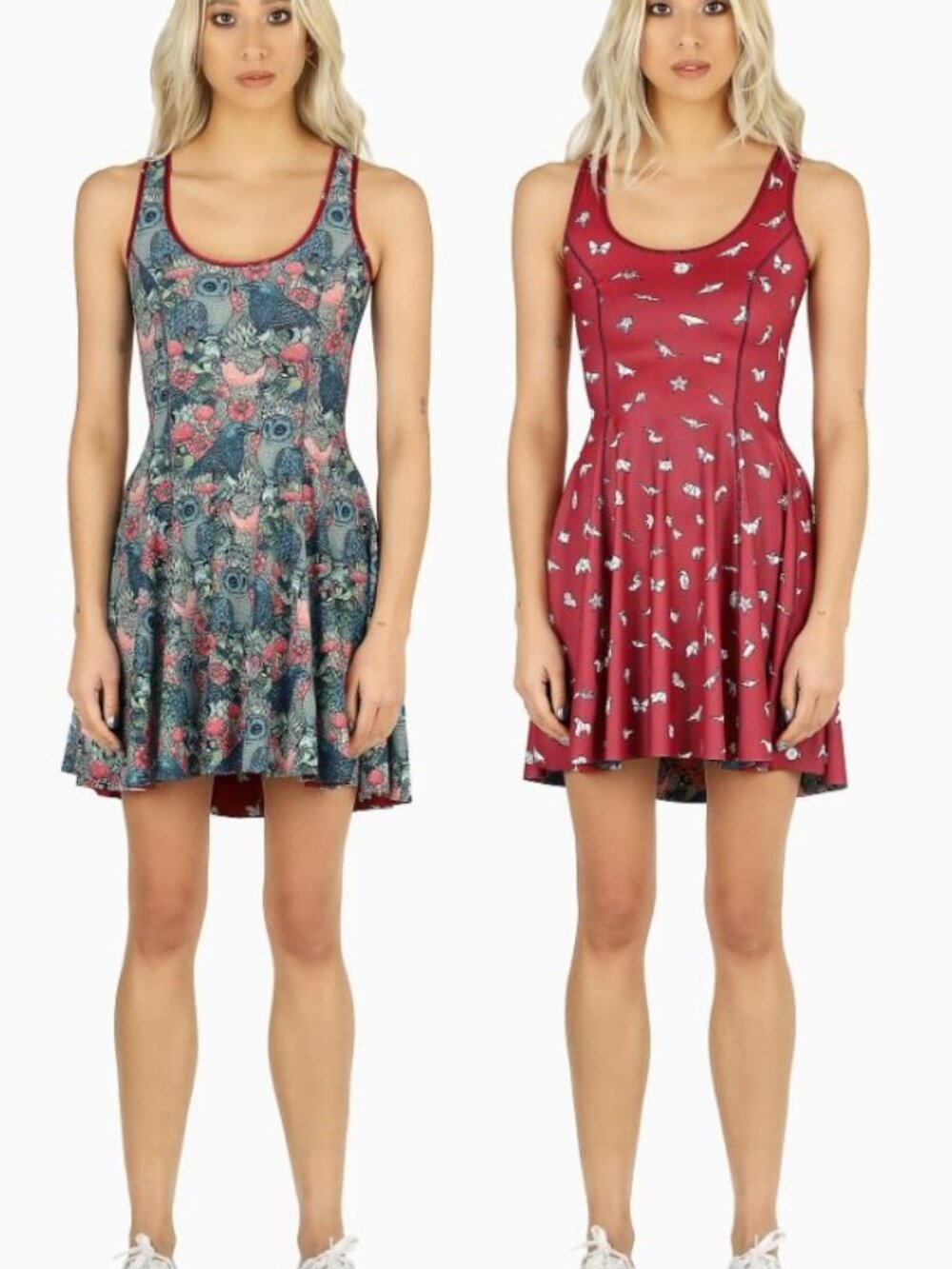 Blackmilk zoological origami vs cosmic egg Inside Out Dress IOD Medium EUC